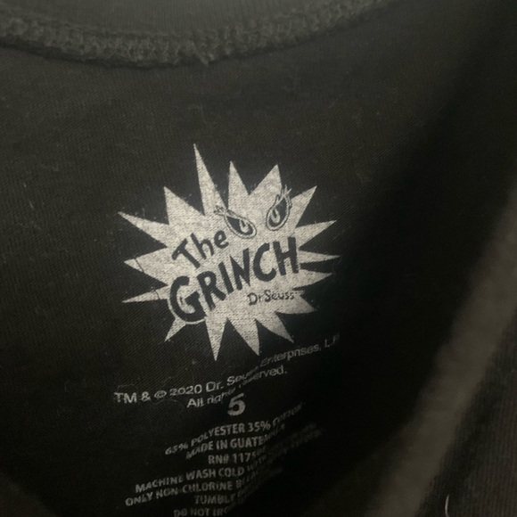 Grinch Face Raglan Shirt - Picture 4 of 5